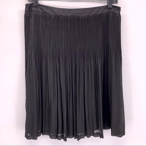Rosemunde Copenhagen Black Pleated Midi Skirt Size 40 - Picture 1 of 5
